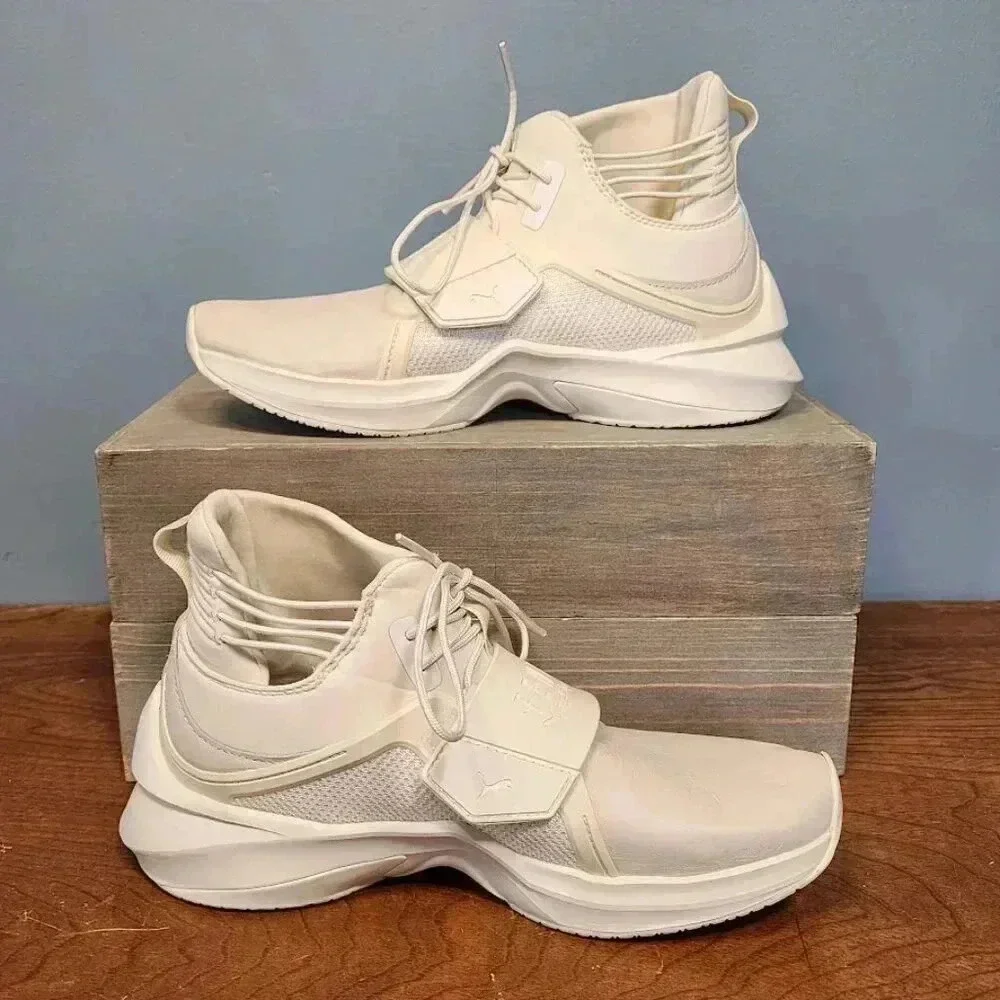 Puma x Fenty by Rihanna Off White Sesame Trainers Women's Size‎ 6